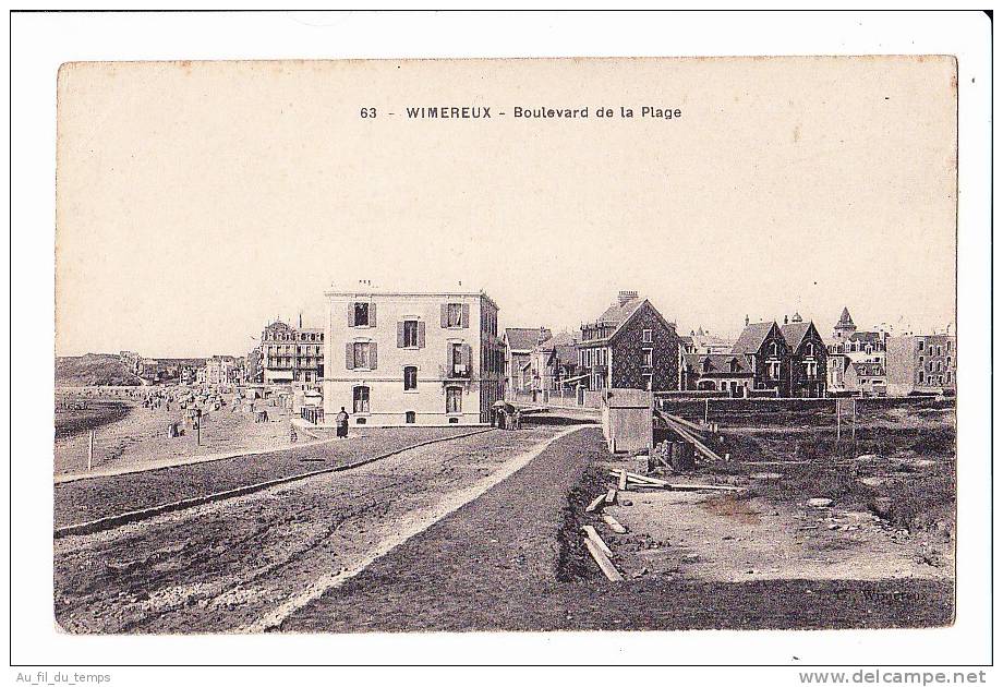 WIMEREUX , BOULEVARD DE LA PLAGE - Autres & Non Classés