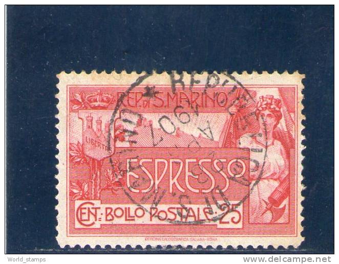 SAN MARINO 1907 ESPRESSO O - Timbres Express