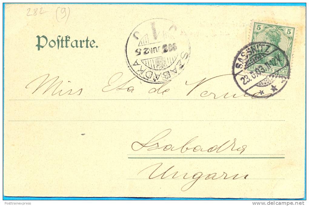 Germany. Sassnitz. 1903 - Sassnitz
