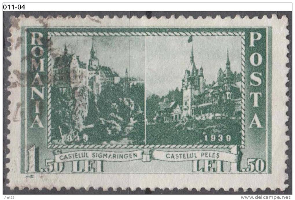 ROMANIA, 1939, Centenary Of The Birth Of King Carol I; Cancelled (o); Sc./Mi.  478/572 - Gebraucht