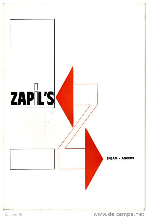 REVUE ECOLE ARTS ET METIERS ANGERS ZAPIL´S 1970 GADZ´ARTS TRADITIONS SPELEO - Autres & Non Classés