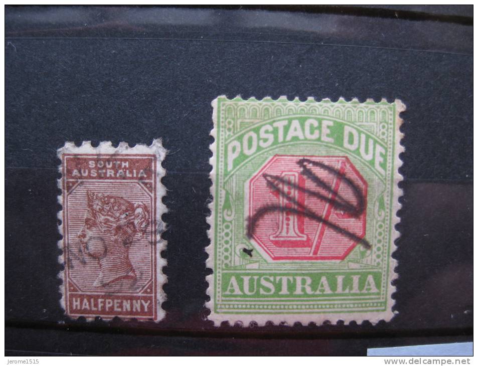 Timbres Australie : Poste Due Taxe - Port Dû (Taxe)