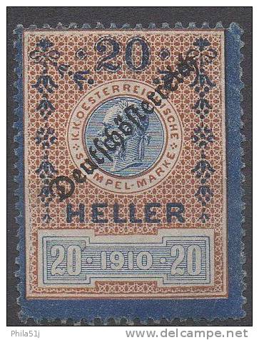 AUTRICHE  __TIMBRE  FISCAL__   OBL VOIR SCAN - Revenue Stamps