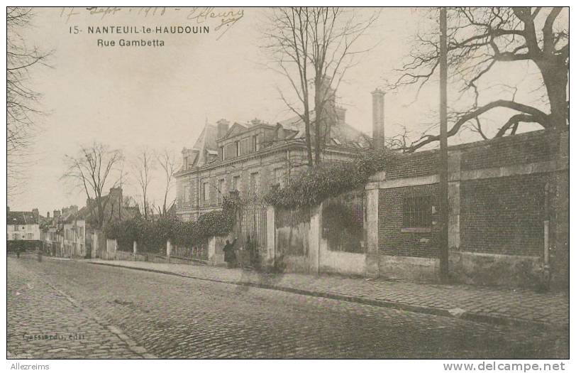 CPA 60 : NANTEUIL LE HAUDOUIN  Rue Gambetta   A  VOIR  !!!! - Nanteuil-le-Haudouin