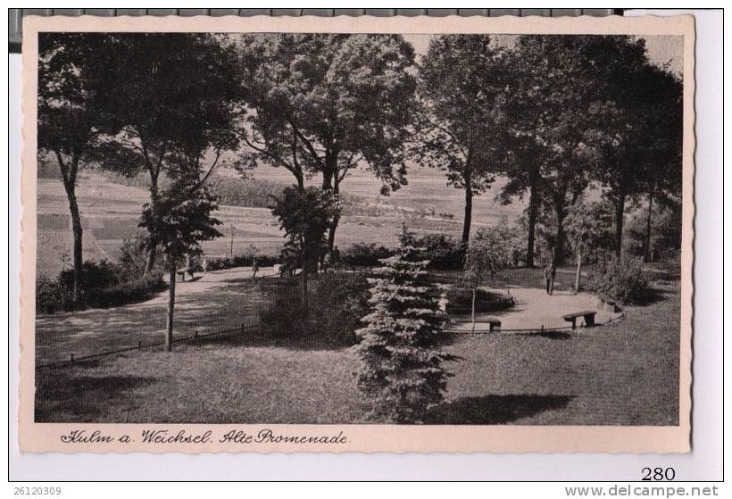 Kulm A. Weichsel Alte Promenade - Westpreussen