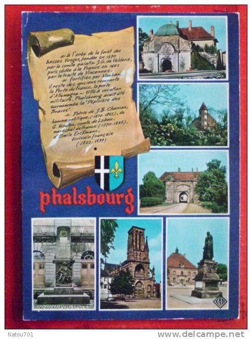 V7-57-mosselle-phalsbourg-porte D'allemagne-chteau-multivues - Phalsbourg