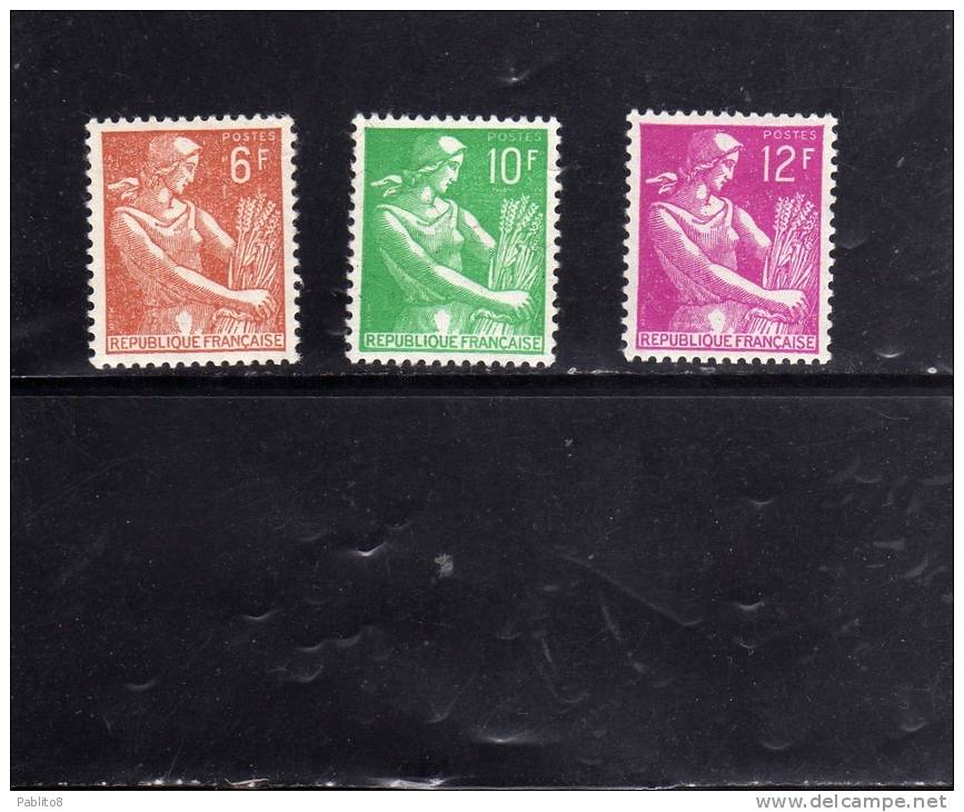 FRANCIA 1957 MIETITRICE MNH - FRANCE MOISSONNEUSE - 1957-1959 Mäherin