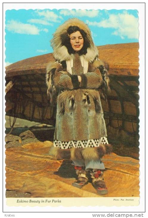 Postcard - Eskimo, Alaska    (V 8398) - Other & Unclassified