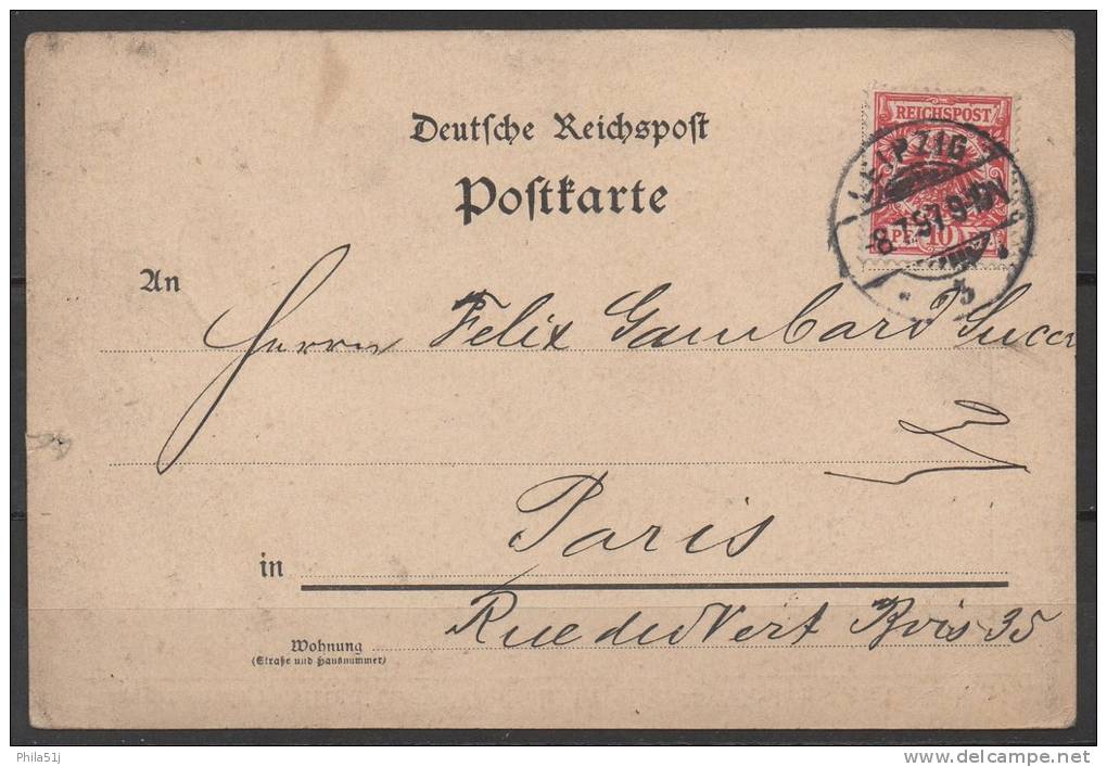 ALLEMAGNE:_CARTE  LETTRE_     OBL VOIR SCAN - Other & Unclassified