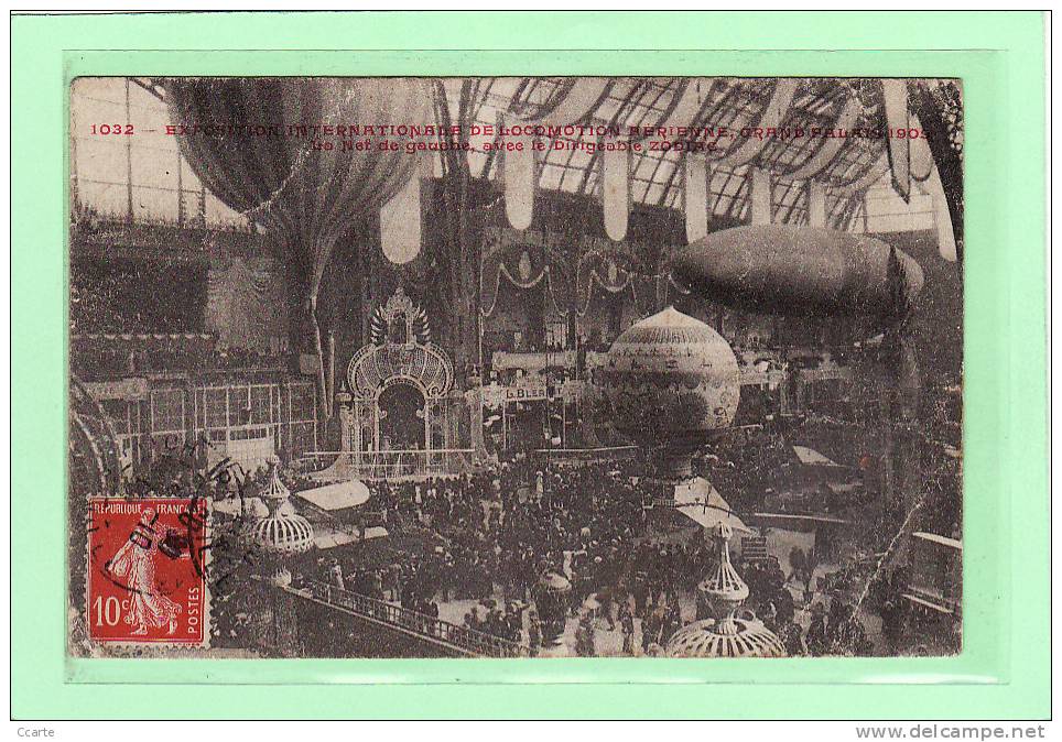 PARIS(75008) / AVIATION / AEROSTATS / Exposition Internationale De Locomotion Aérienne / Grand Palais 1909 - Arrondissement: 08