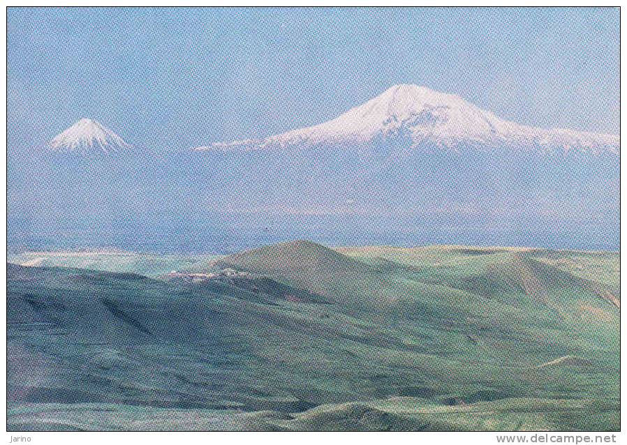 Armenien, Mount-Berg  Ararad - Blick Von Jerewan, Gelaufen Nein - Armenië