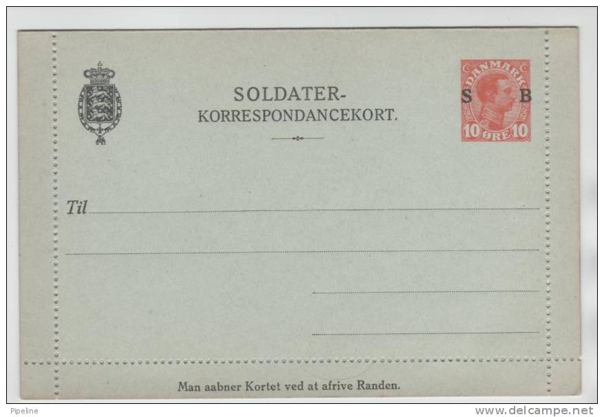 Denmark Postal Stationery For The Forces In Mint Condition - Postal Stationery