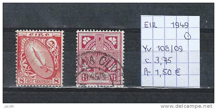 Ierland 1949 - Yv. 108/09 Gest./obl./used - Oblitérés