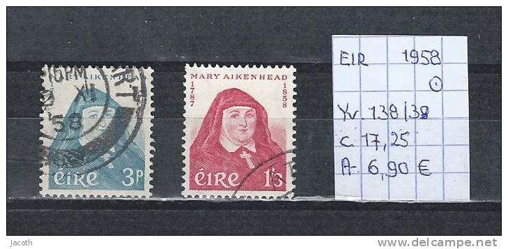 Ierland 1958 - Yv. 138/39 Gest./obl./used - Used Stamps