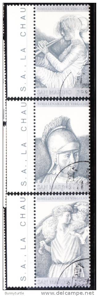 San Marino 1981 Drawings Based On Roman Sculptures Used - Used Stamps