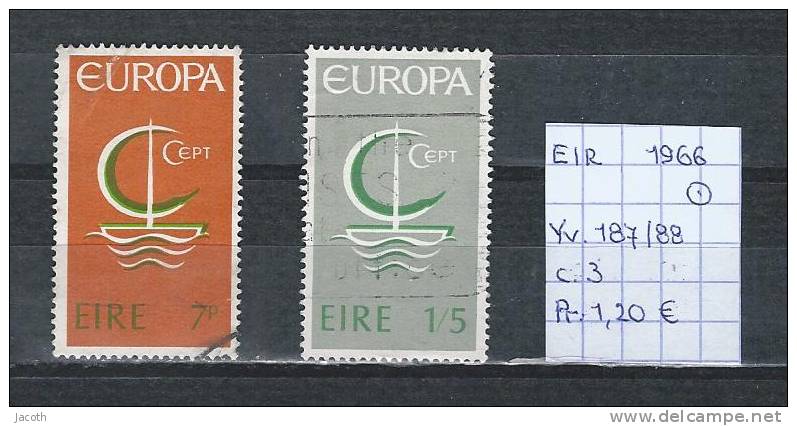 Ierland 1966 - Yv. 187/88 Gest./obl./used - Gebraucht
