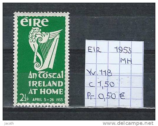 Ierland 1953 - Yv. 118 Postfris Met Plakker/neuf Avec Charnière/MH - Ungebraucht