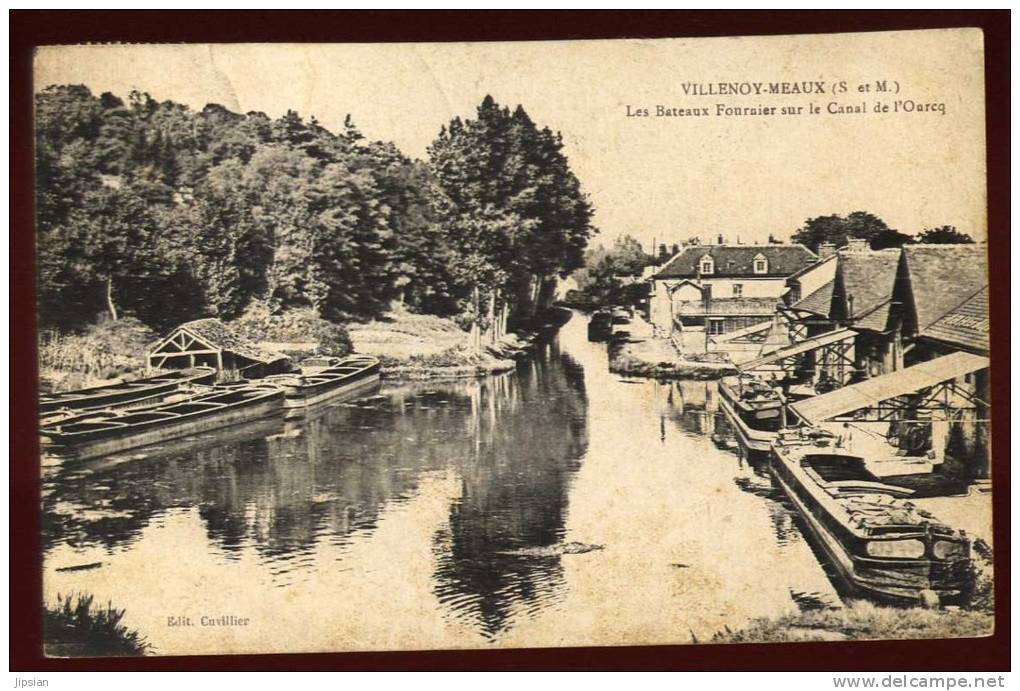 Cpa Du 77  Villenoy Meaux  Les Bateaux Fournier Sur Le Canal De L' Ourcq   LOU5 - Villenoy