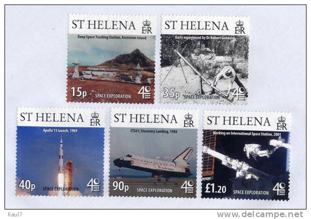 St Helena 2009 // Navettes, Exploration Spatial  // 5v Neufs - MNH - St. Helena