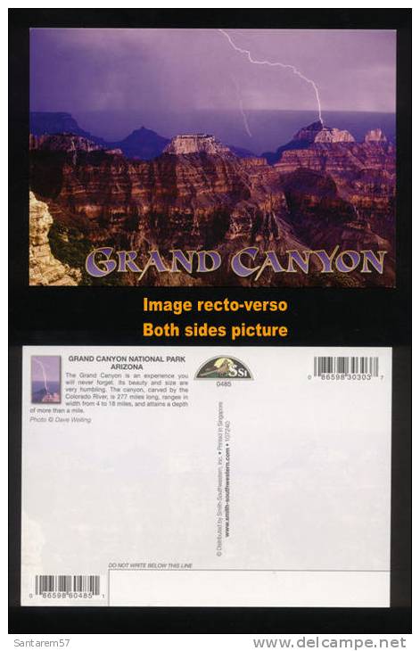 Carte Postale Postcard GRAND CANYON National Park ARIZONA USA ETATS UNIS - Grand Canyon