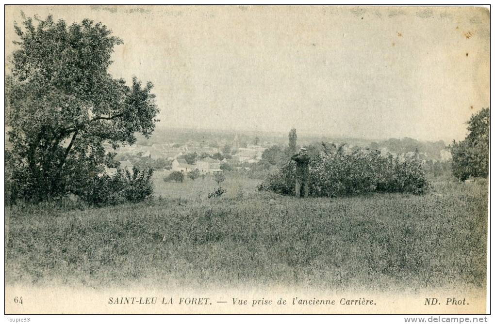 Saint Leu La Forêt Vue Prise De L'ancienne Carrière - Saint Leu La Foret