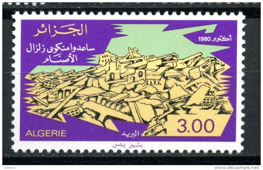 ALGERIA 1980 Asnam Earthquack  Yvert Cat N° 723 Absolutely Perfect MNH** - Nature