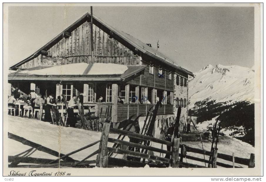 Skihaus Tgantieni 1957 - Autres & Non Classés