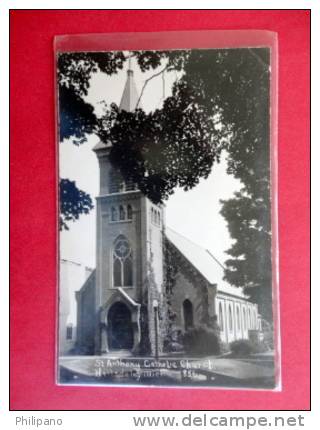 Real Photo  Hillsdale MI  St. Anthony Catholic Church   === =====      ========  Ref 422 - Autres & Non Classés