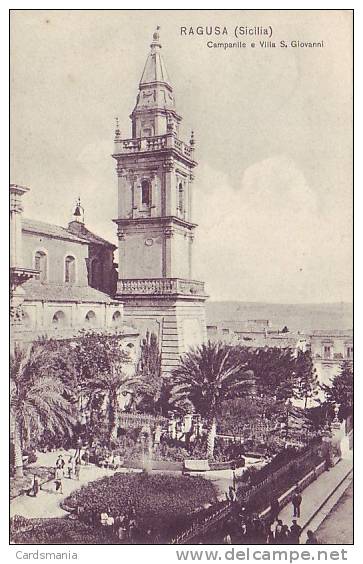 Ragusa-Campanile E Villa S. Giovanni-1908 - Ragusa