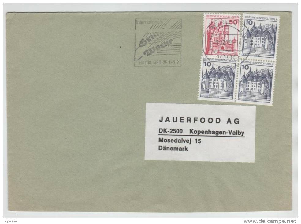 Germany Berlin Cover Sent To Denmark Berlin 3-12-1979 - Lettres & Documents