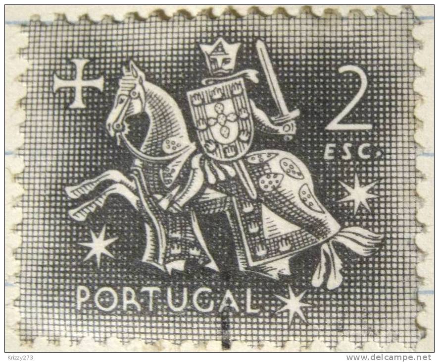 Portugal 1953 Medieval Knight 2e - Used - Used Stamps