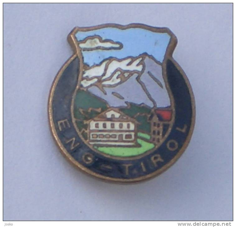 ENG - TIROL ... Austria Old Enamel Pin Badge * Ville City Town Villes Citta Stadt Ciudad Cidade Stad Tyrol Osterreich - Ciudades