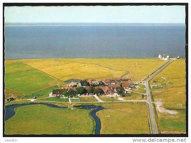 HALLIG HOOGE Backenswarft Luftaufnahme - Elmshorn