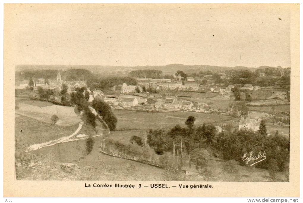 CPA - 19 - USSEL - Vue Générale - 248 - Ussel