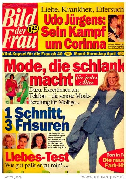 BILD Der Frau Von 1993 Mode Die Schlank Macht  -   Frisuren  -  Udo Jürgens - Fashion