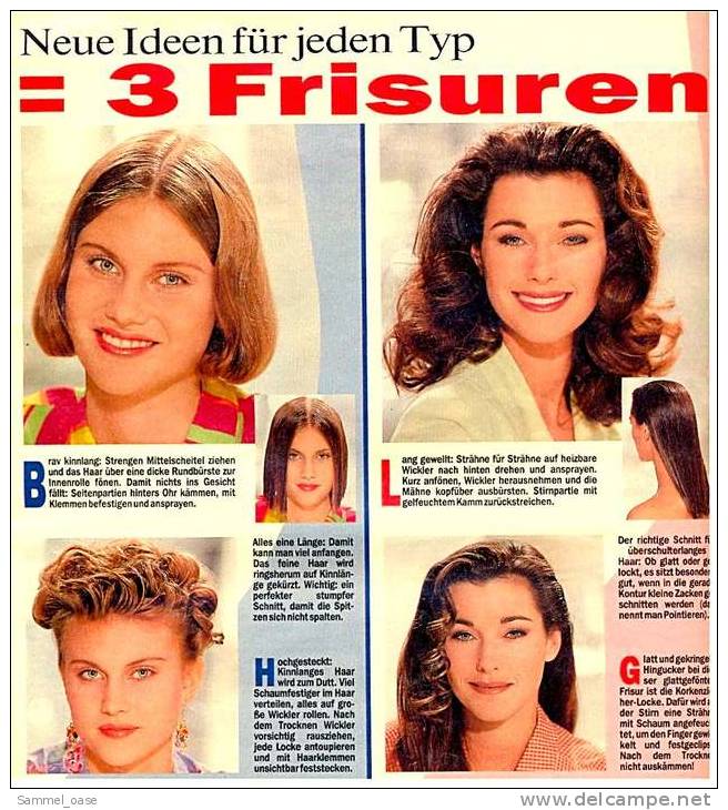 BILD Der Frau Von 1993 Mode Die Schlank Macht  -   Frisuren  -  Udo Jürgens - Fashion