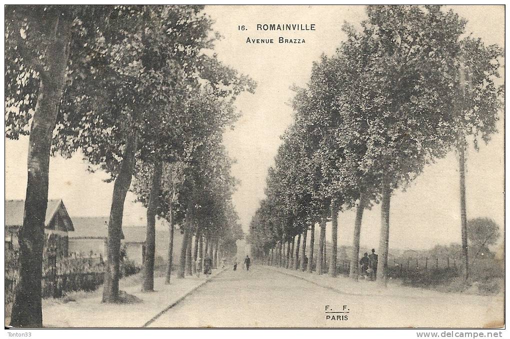 ROMAINVILLE  (93)  L´avenue Brazza   110212 - Romainville