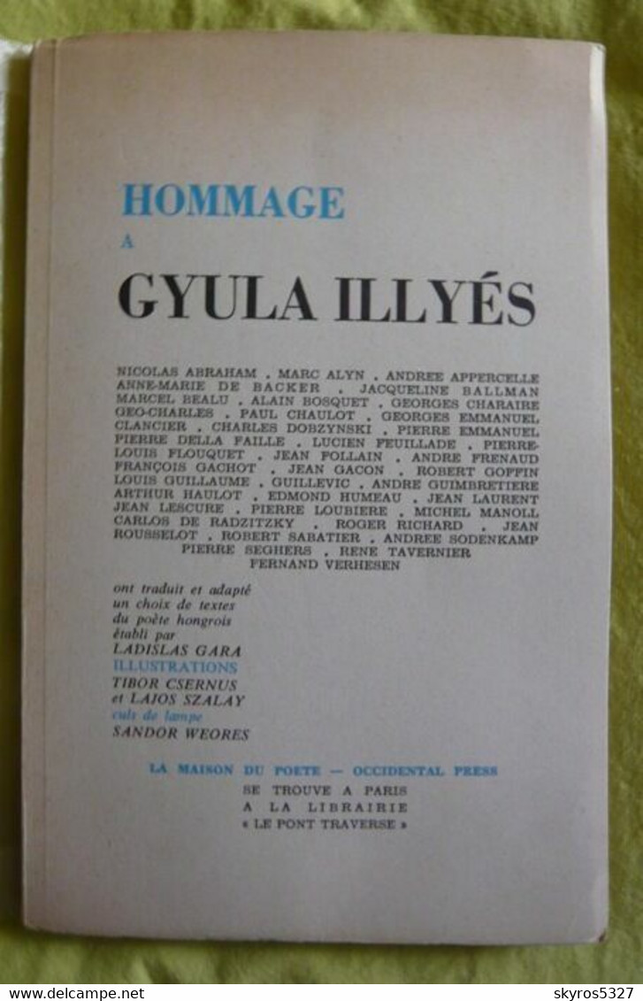 Hommage à Gyula Illyés - Autres & Non Classés