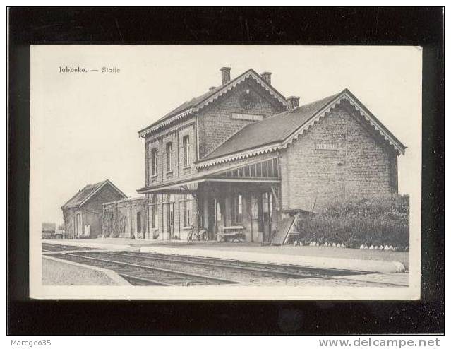 Jabbeke Statie édit.van Bruwaene , Gare Chemin De Fer Train - Jabbeke