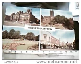 ENGLAND  WOLVERHAMPTON CARD STAFFORDSHIRE MULTI  VUES VB1973 DQ7386 - Wolverhampton