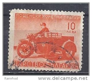 BULGARIA 1941 Parcel Post - 10l Motor Cycle Combination FU - Express Stamps