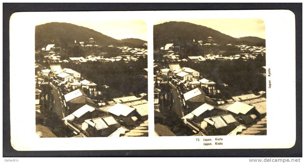 Japan (~1900´s) Panorama Kyoto / Kioto (NPG) - Stereoscoop