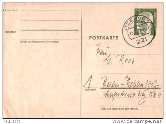 Germany - Postkarte Echt Gelaufen / Postcard Used (z376) - Postkaarten - Gebruikt