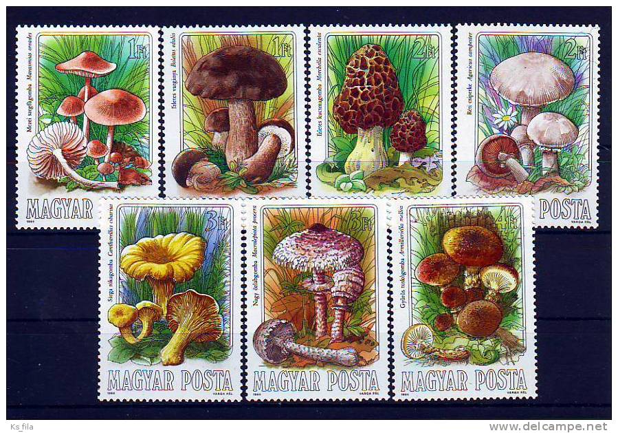HUNGARY - 1984. Edible Mushrooms - MNH - Neufs