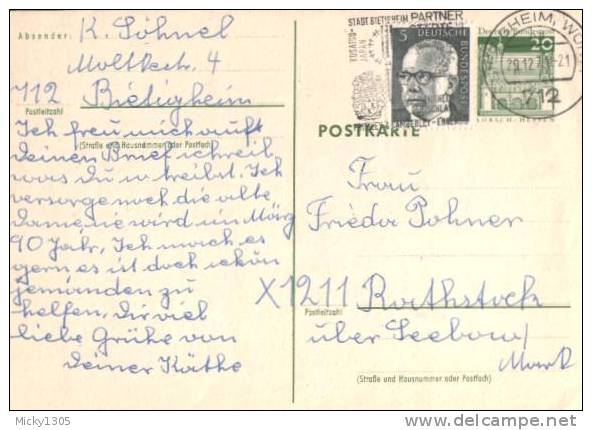 Germany - Postkarte Echt Gelaufen / Picture Postcard Used (z391) - Postkaarten - Gebruikt