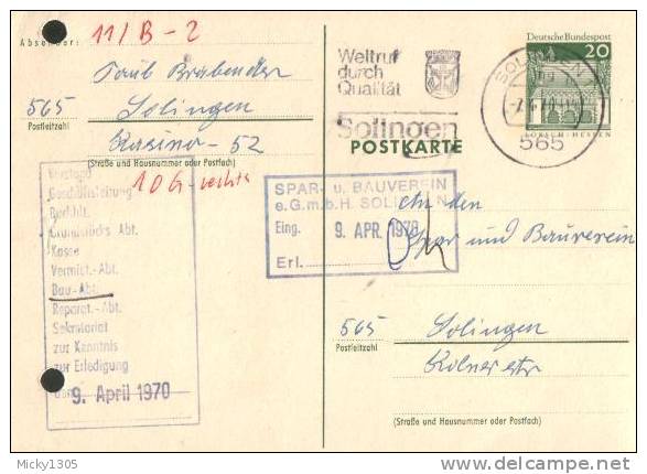 Germany - Postkarte Echt Gelaufen / Postcard Used (z395) - Postkaarten - Gebruikt