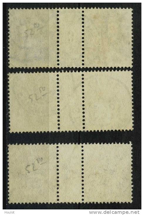 Frankreich Type Blanc Mi.N°89/Maury N°110,  Kleines Lot Mit Millésimes, Dabei 3 Paare Mit N° 5 Gestempelt 1905, 1906 Und - 1900-29 Blanc