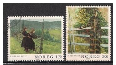 Norway. 1982. Y&T 823-4. Paintings - Usati