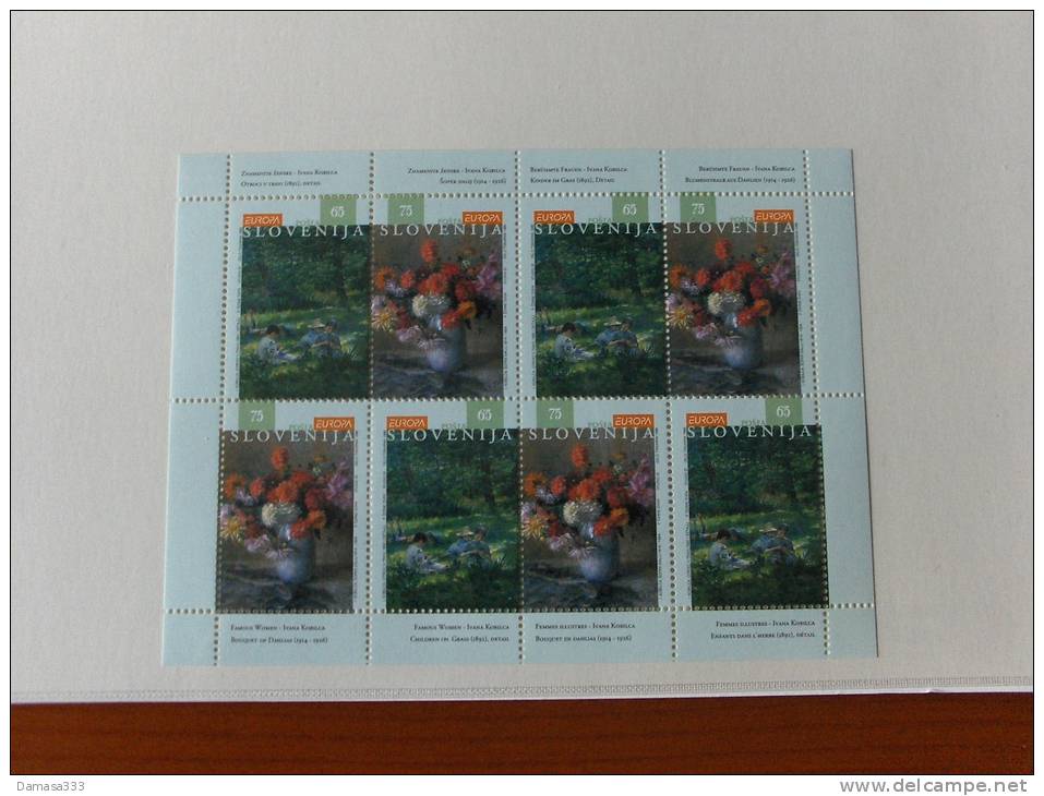 EUROPA CEPT ANNO 1996 SLOVENIA  FOGLIETTO /SHEET NUOVO FDC - 1996