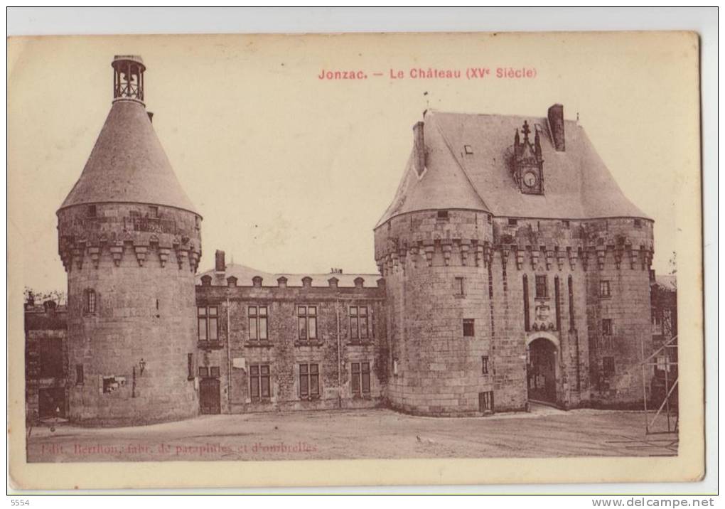 Cpa   17 Charente Maritime Jonzac Le Chateau - Jonzac